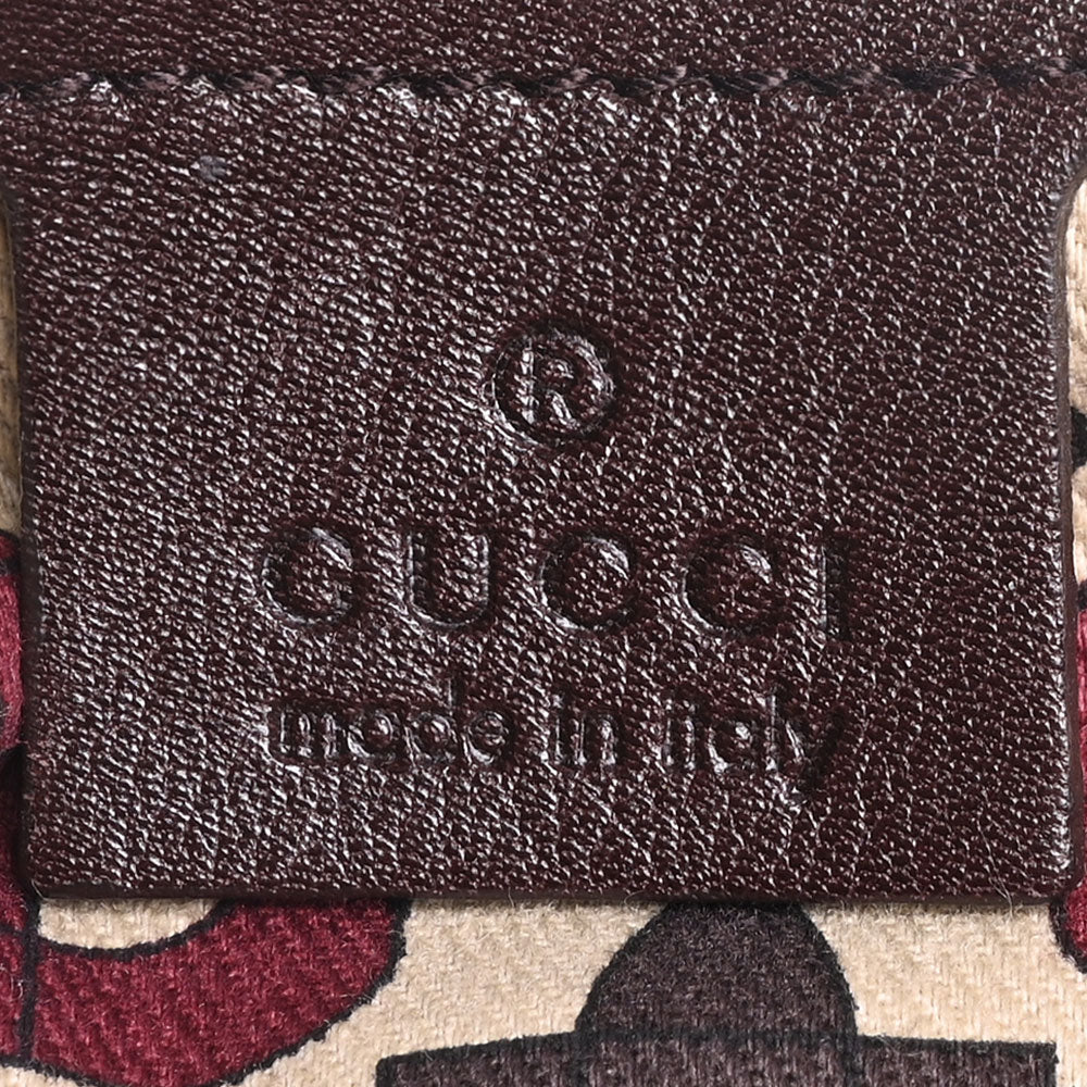 Gucci Brown GG Signature Medium Horsebit Hobo Bag
