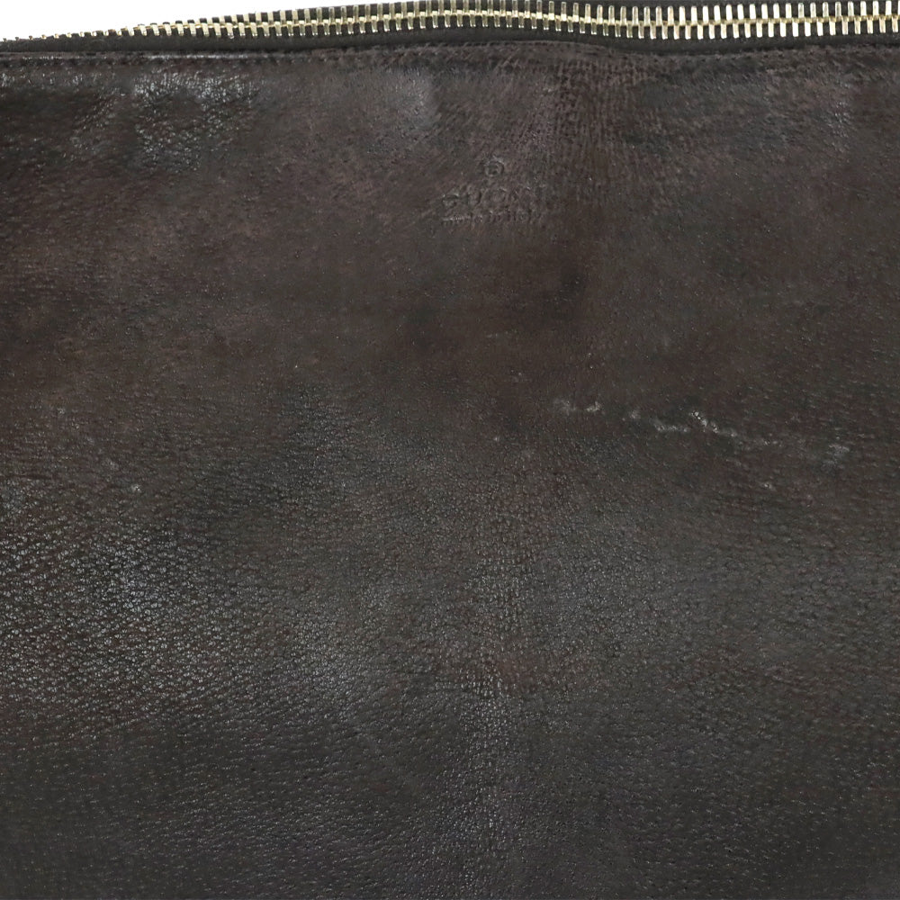 Gucci Brown Nubuck Web Strap Half Moon Hobo Bag