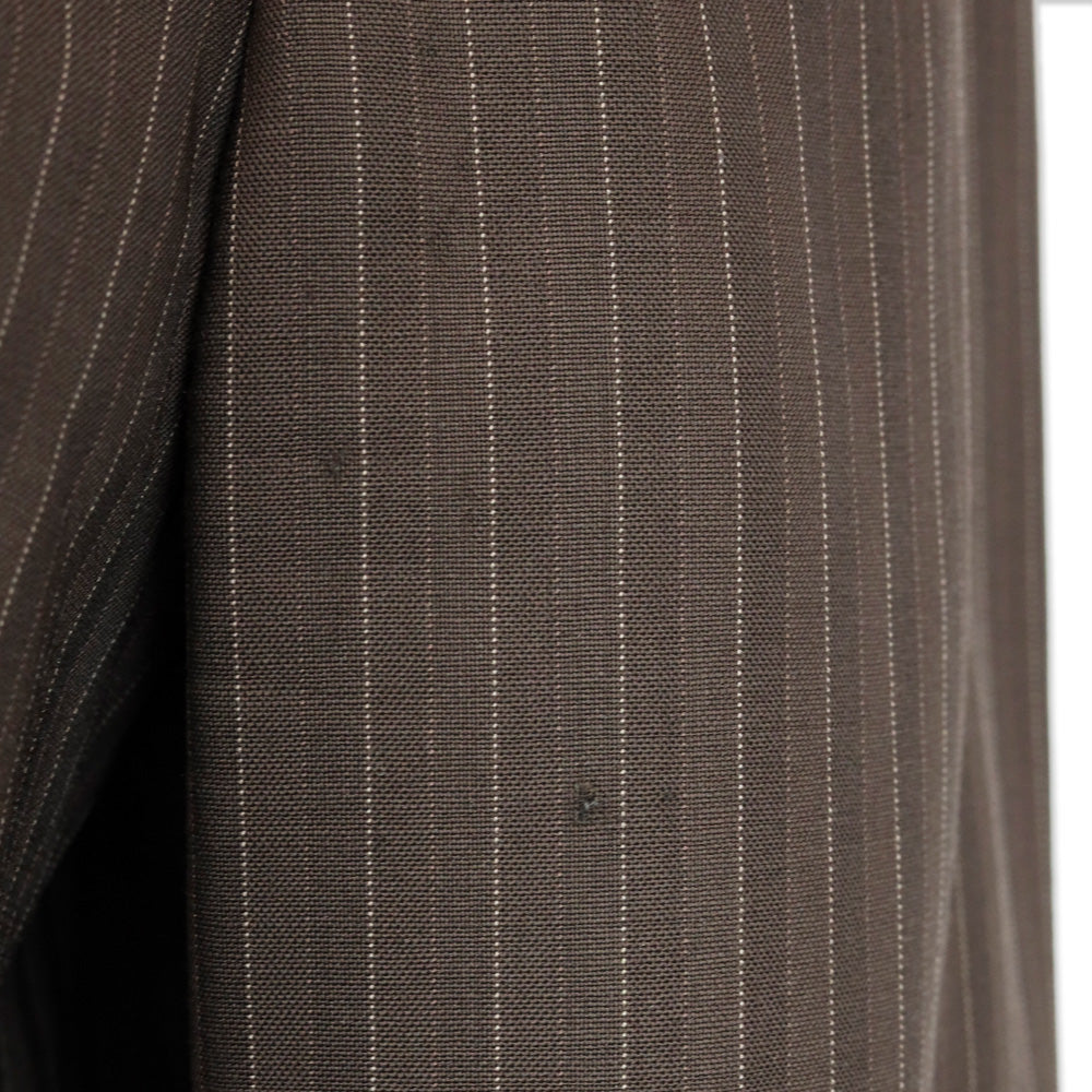 Gucci Brown Pinstripe Blazer
