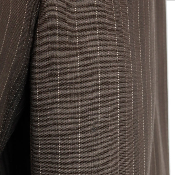 Gucci Brown Pinstripe Blazer
