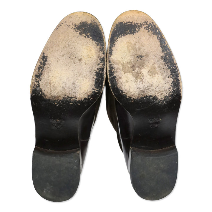 Gucci Brown Suede/Leather Knee High Horsebit Riding Boots