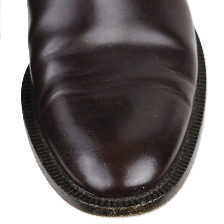Gucci Brown Suede/Leather Knee High Horsebit Riding Boots
