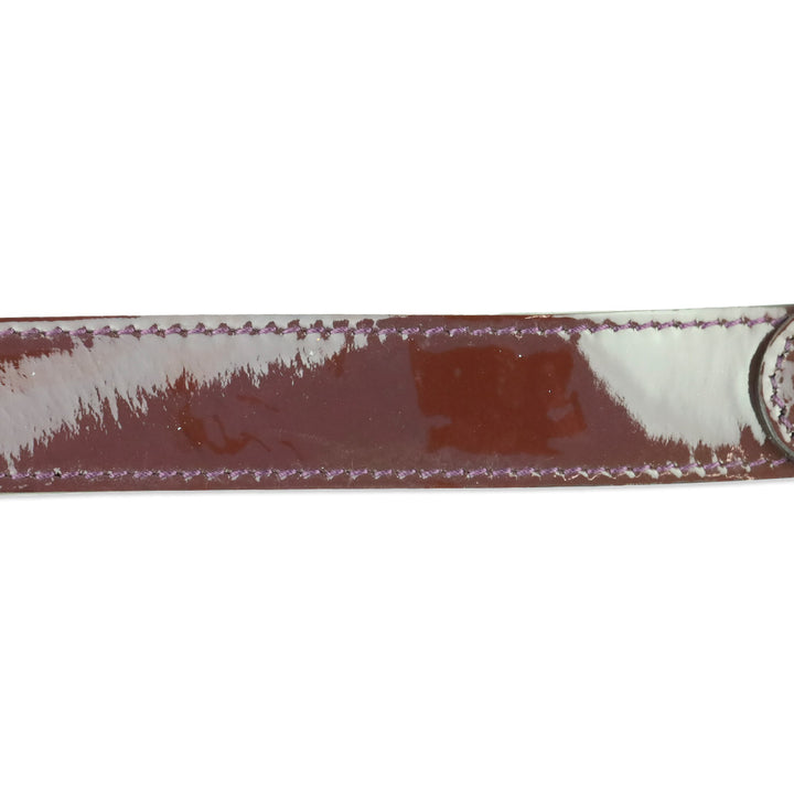 Gucci Burgundy Patent Leather Hysteria Large Hobo Bag