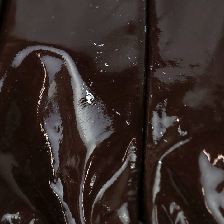 Gucci Burgundy Patent Leather Hysteria Large Hobo Bag