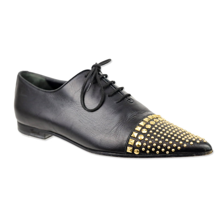 Gucci Cirano Lux Nero Derby Shoes