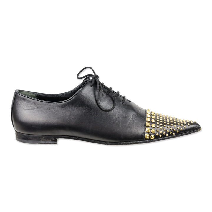 Gucci Cirano Lux Nero Derby Shoes