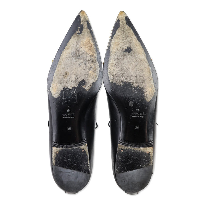 Gucci Cirano Lux Nero Derby Shoes