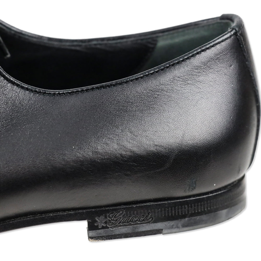 Gucci Cirano Lux Nero Derby Shoes
