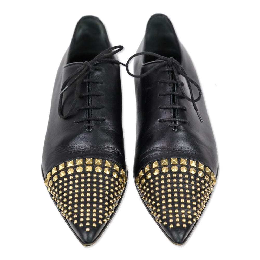 Gucci Cirano Lux Nero Derby Shoes