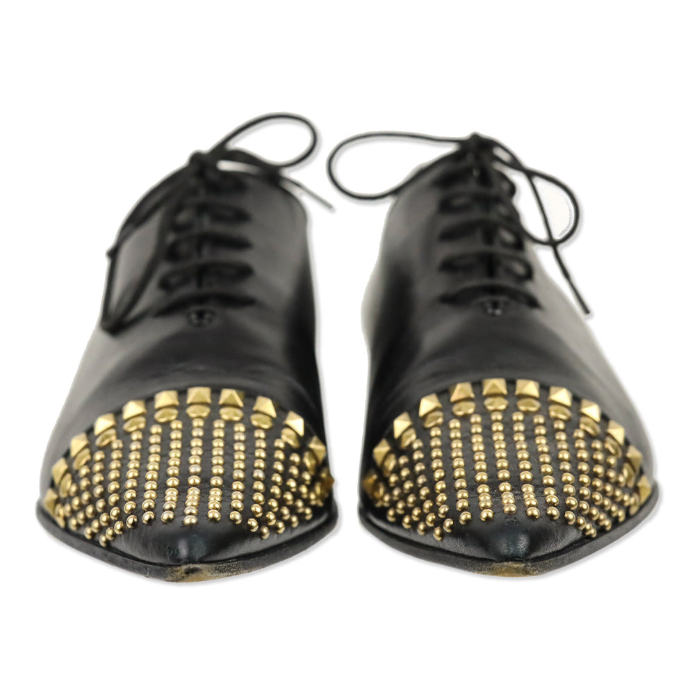 Gucci Cirano Lux Nero Derby Shoes