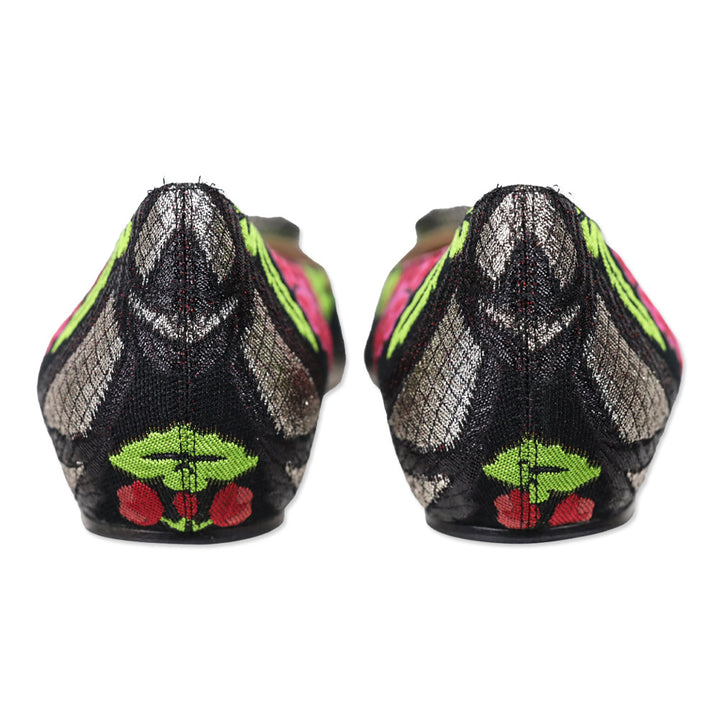 Gucci Dionysus Floral Jacquard Ballet Flats