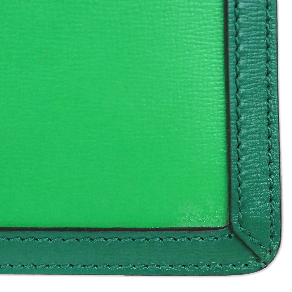 Gucci Emerald Green Calfskin Off-White Enamel Dionysus Shoulder Bag