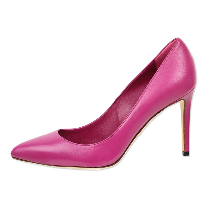 Gucci Fuchsia Leather Pointed Toe Pumps