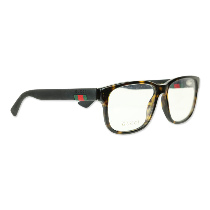 Gucci GG0011O Tortoiseshell Square Eyeglasses