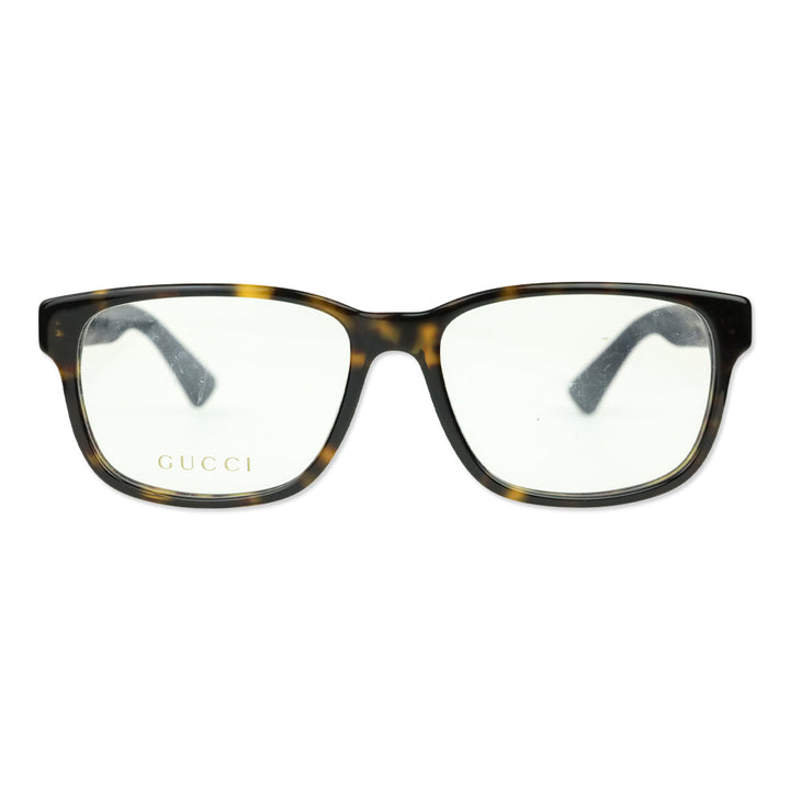 Gucci GG0011O Tortoiseshell Square Eyeglasses