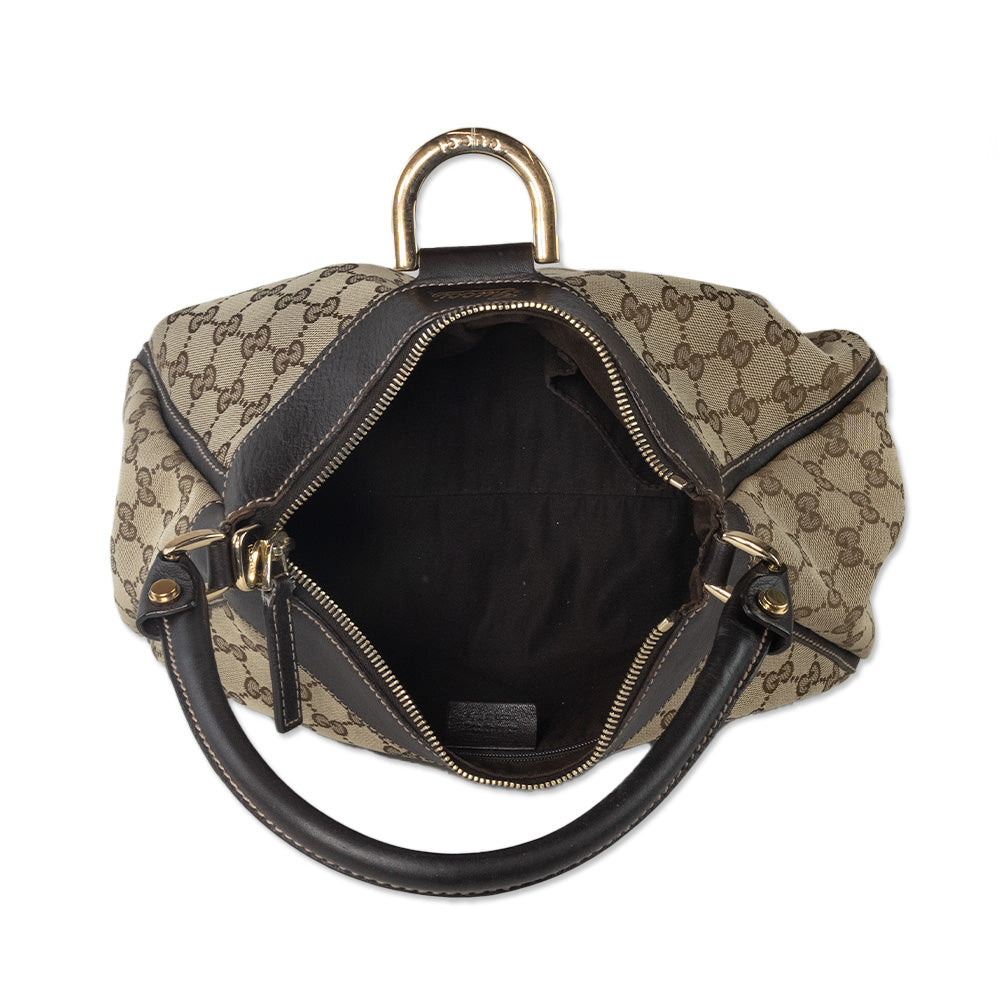 Gucci GG Canvas Medium Abbey Hobo Bag