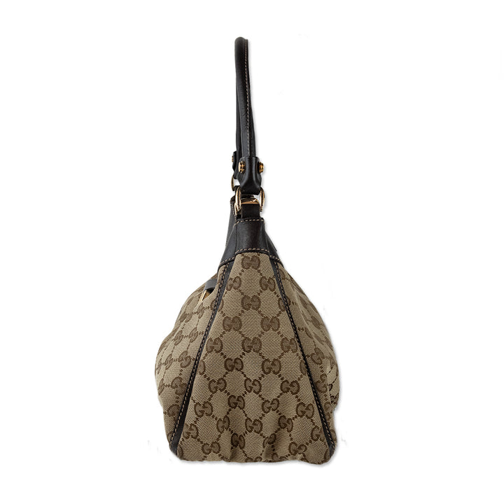 Gucci GG Canvas Medium Abbey Hobo Bag