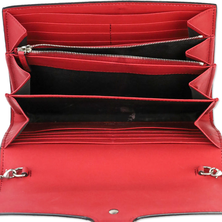 Gucci GG Coated Canvas Dionysus Small Chain Wallet