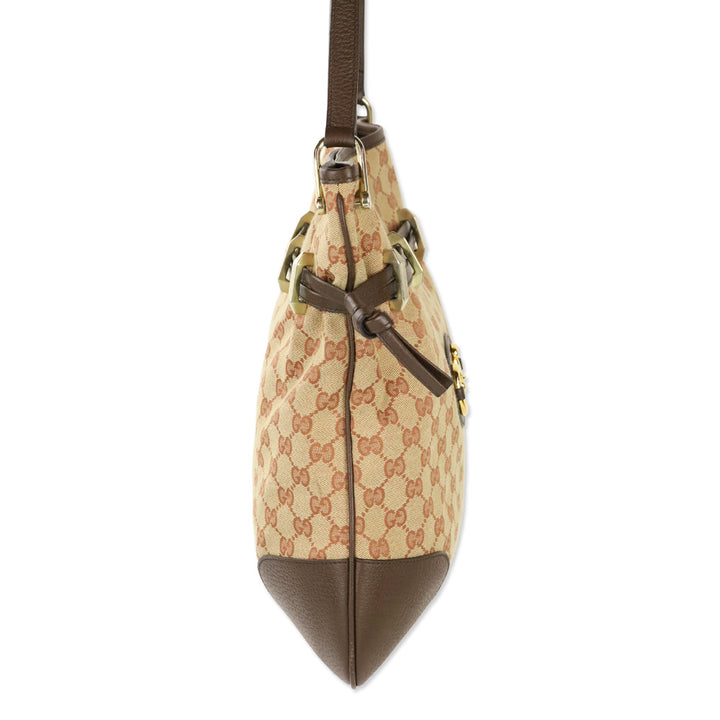 Gucci GG Monogram Canvas/Leather Horsebit 1955 Shoulder Bag