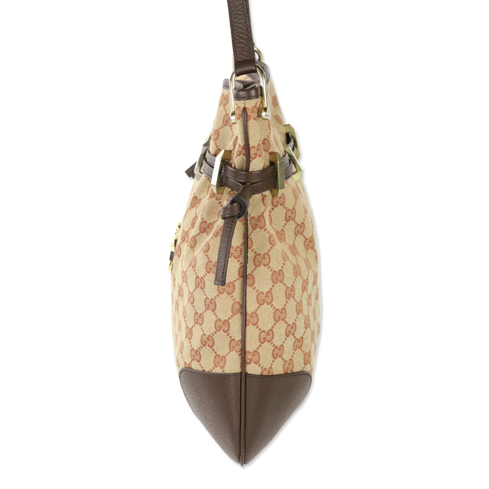 Gucci GG Monogram Canvas/Leather Horsebit 1955 Shoulder Bag