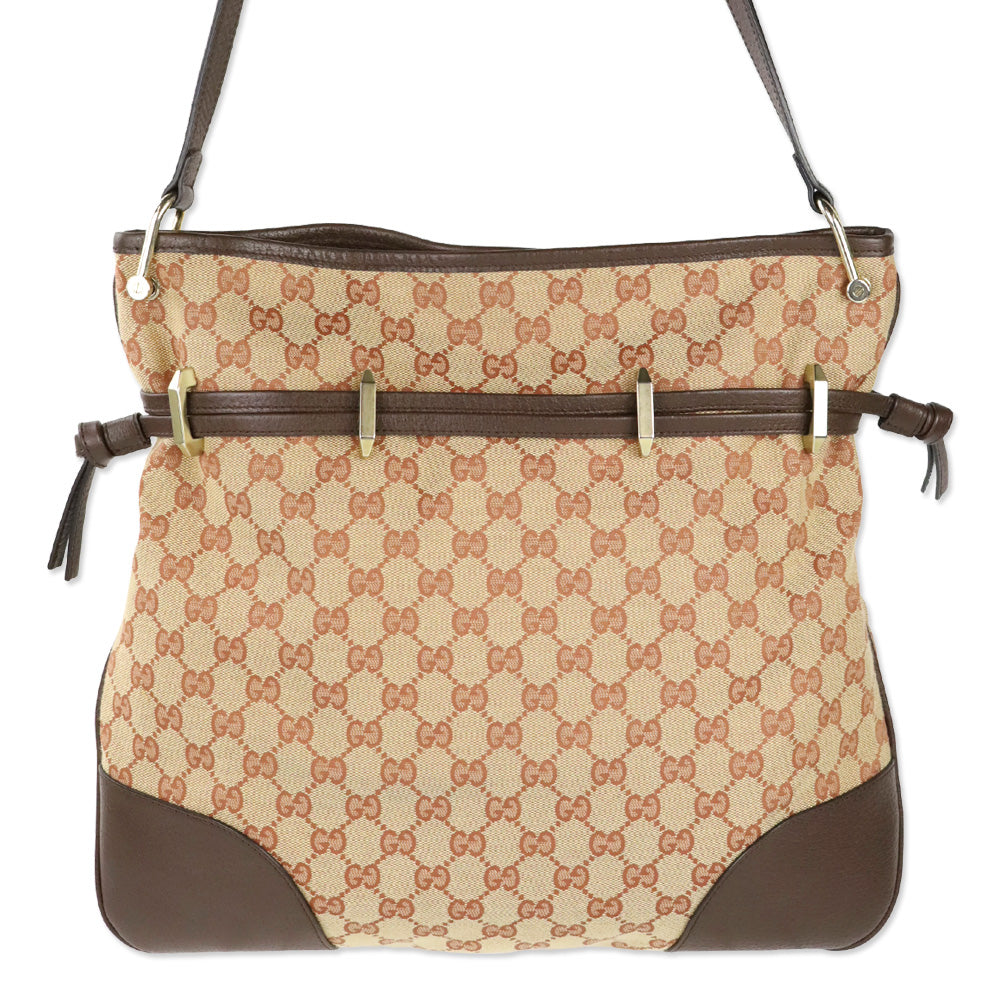 Gucci GG Monogram Canvas/Leather Horsebit 1955 Shoulder Bag