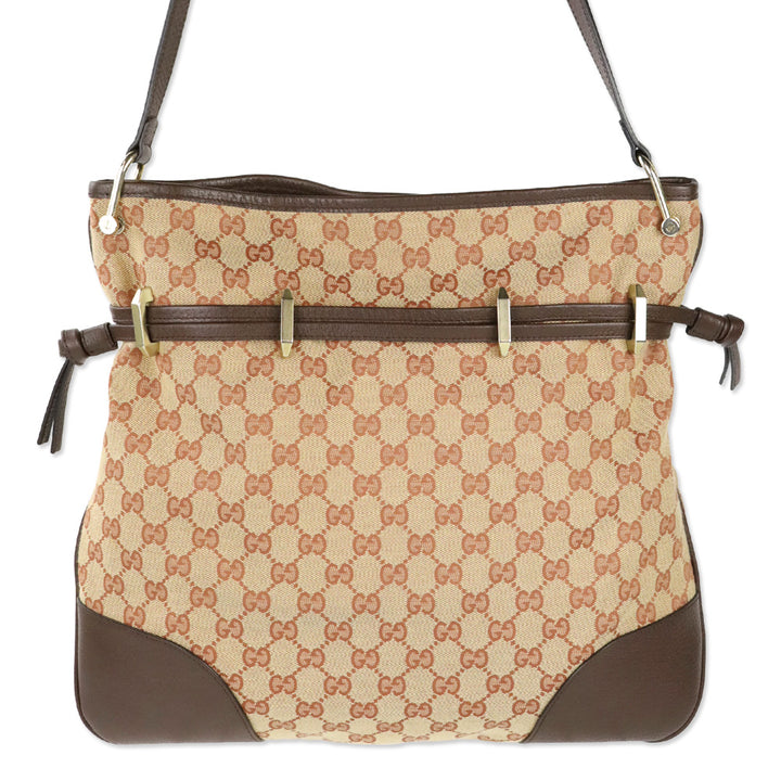 Gucci GG Monogram Canvas/Leather Horsebit 1955 Shoulder Bag