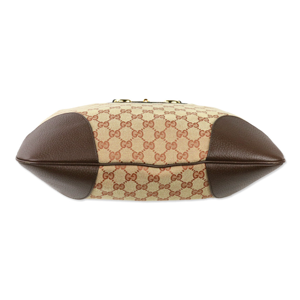 Gucci GG Monogram Canvas/Leather Horsebit 1955 Shoulder Bag