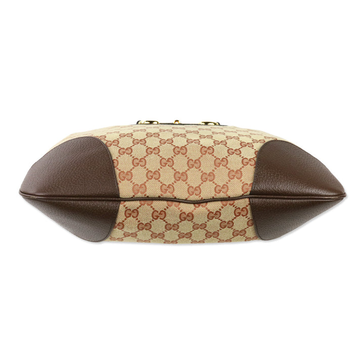 Gucci GG Monogram Canvas/Leather Horsebit 1955 Shoulder Bag