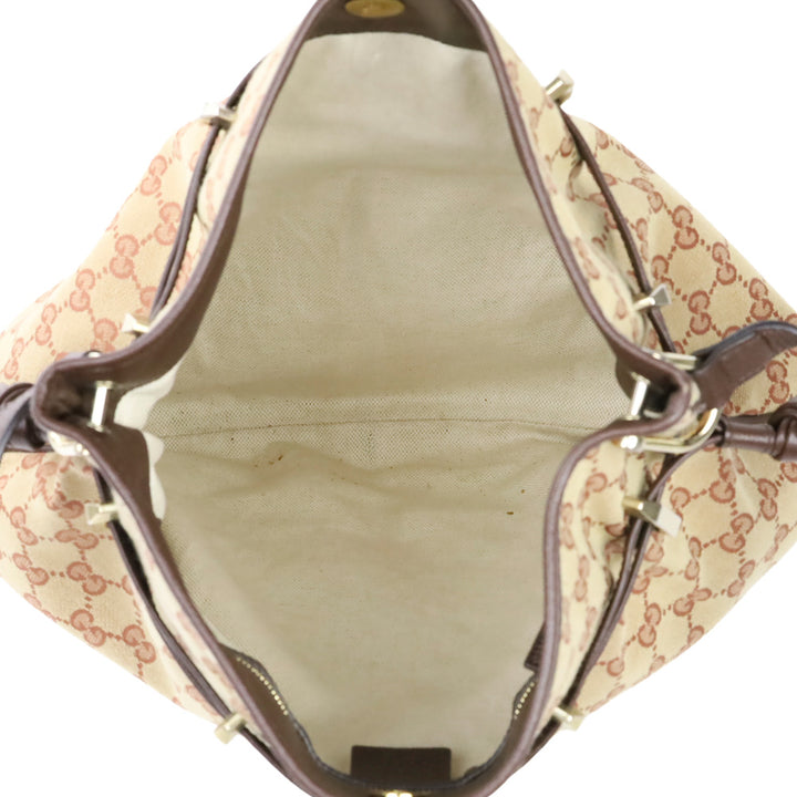 Gucci GG Monogram Canvas/Leather Horsebit 1955 Shoulder Bag