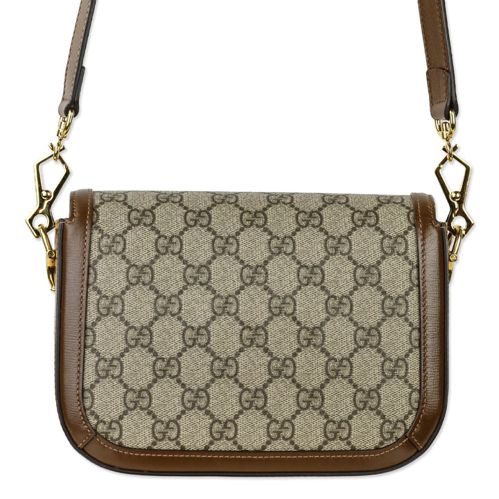 Gucci GG Supreme Canvas Horsebit 1955 Small Shoulder Bag