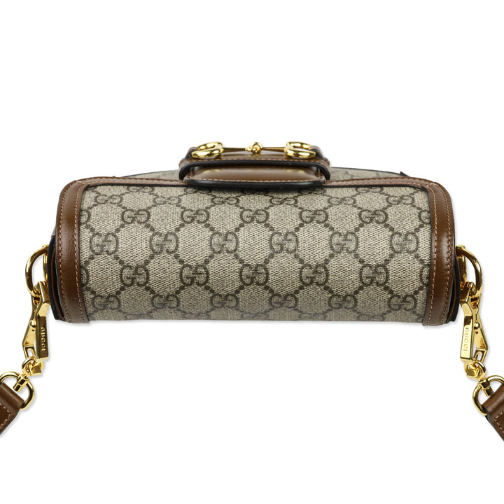 Gucci GG Supreme Canvas Horsebit 1955 Small Shoulder Bag
