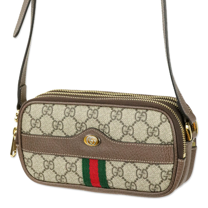 Gucci GG Supreme Canvas Web Ophidia Mini Crossbody