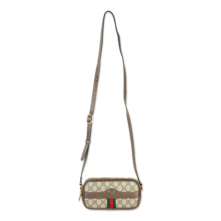 Gucci GG Supreme Canvas Web Ophidia Mini Crossbody