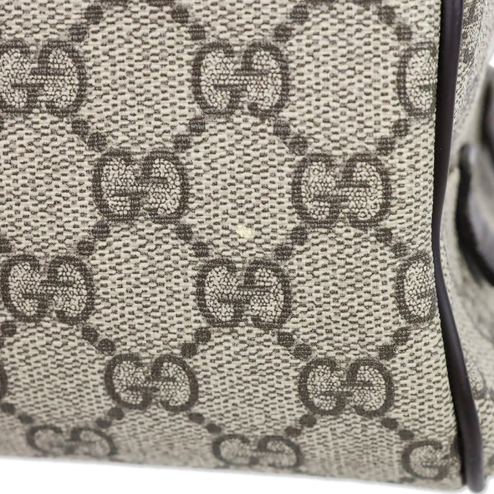 Gucci GG Supreme Double Zip Toiletry Case