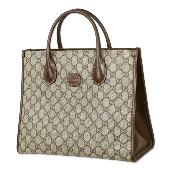 Gucci GG Supreme Monogram Azelea Small Retro Tote Bag