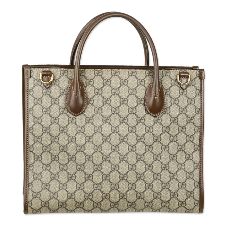 Gucci GG Supreme Monogram Azelea Small Retro Tote Bag