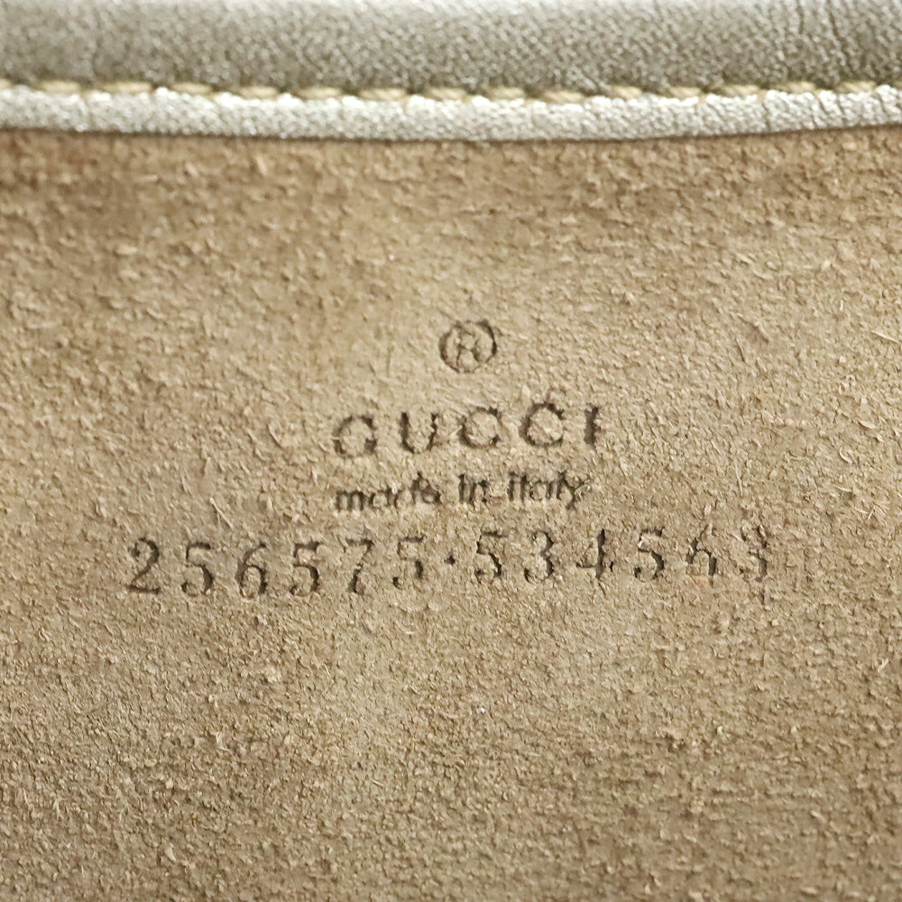 Gucci Gold-tone Guccissima GG Canvas Leather Tablet Case