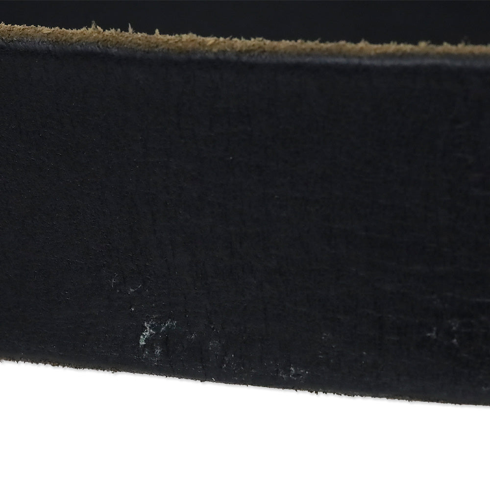 Gucci Gold Shiny GG Marmont Buckle Black Wide Belt
