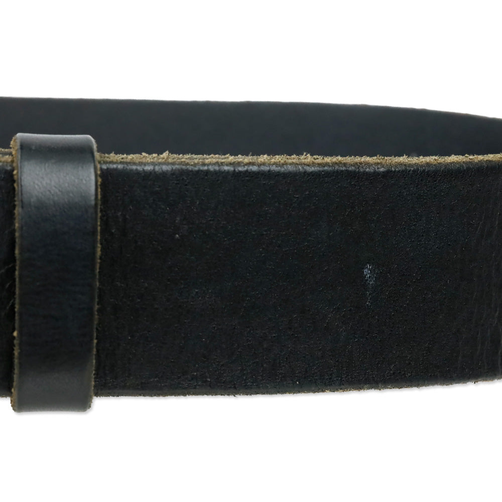 Gucci Gold Shiny GG Marmont Buckle Black Wide Belt
