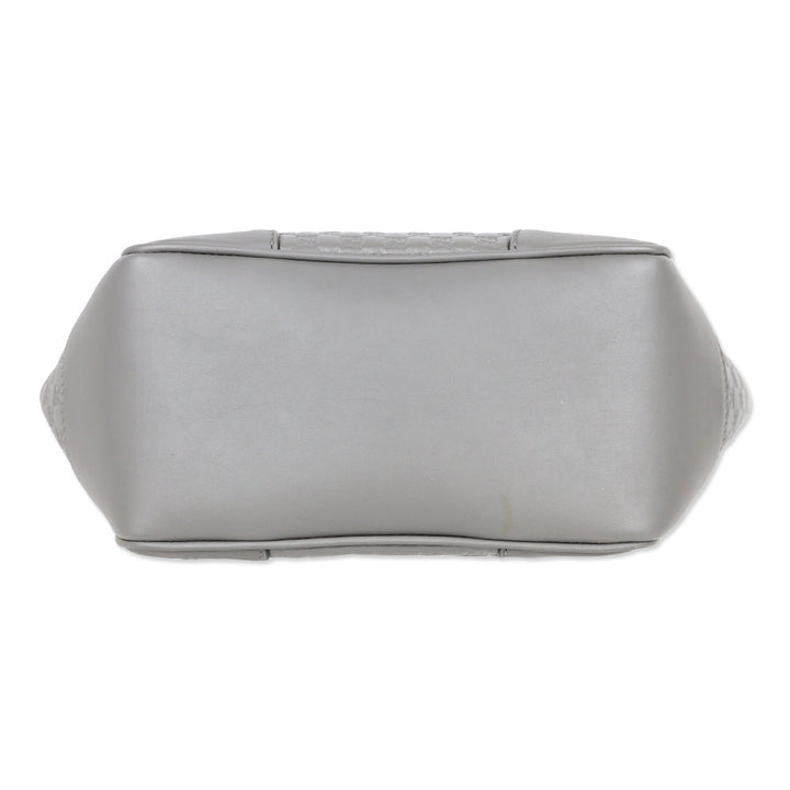 Gucci Grey Microguccissima Leather Small Bree Tote Bag