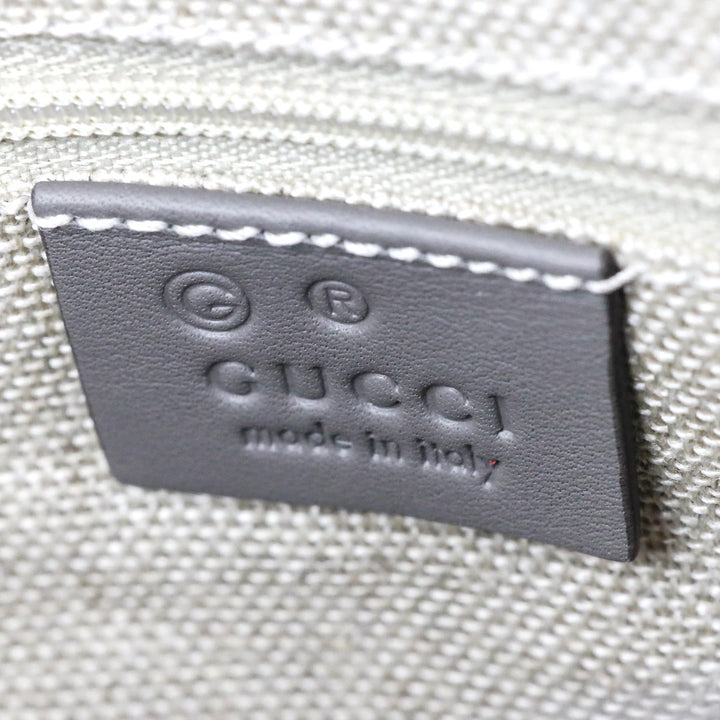 Gucci Grey Microguccissima Leather Small Bree Tote Bag