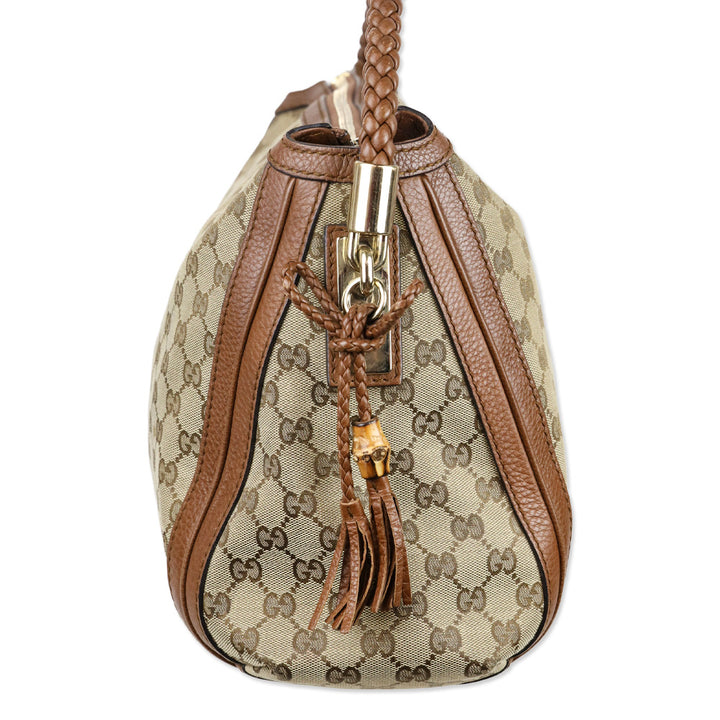 Gucci Guccissima Canvas Bella Hobo Bag