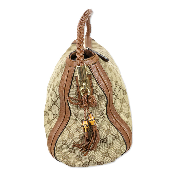 Gucci Guccissima Canvas Bella Hobo Bag