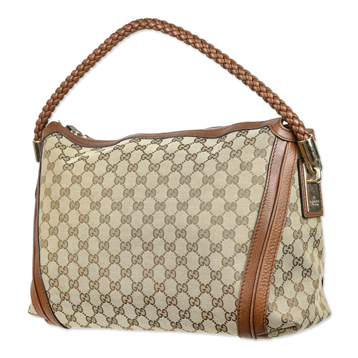 Gucci Guccissima Canvas Bella Hobo Bag