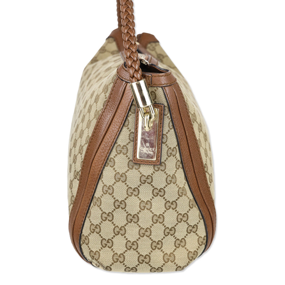 Gucci Guccissima Canvas Bella Hobo Bag