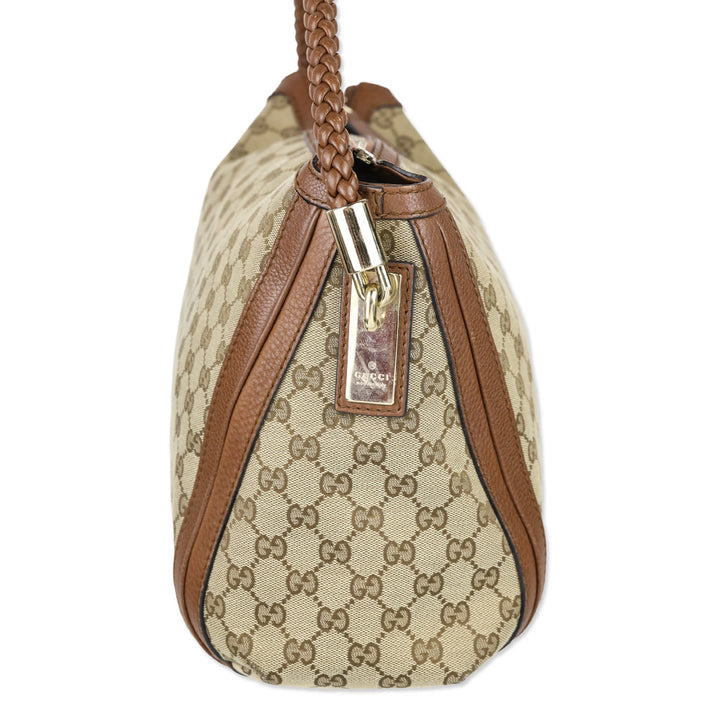 Gucci Guccissima Canvas Bella Hobo Bag