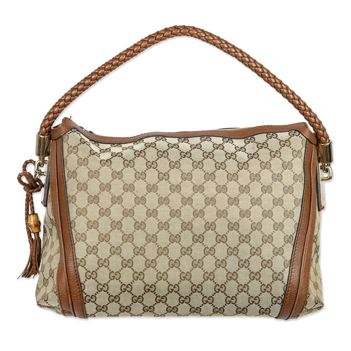 Gucci Guccissima Canvas Bella Hobo Bag