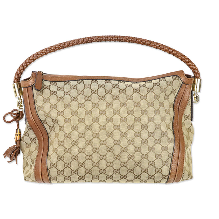 Gucci Guccissima Canvas Bella Hobo Bag