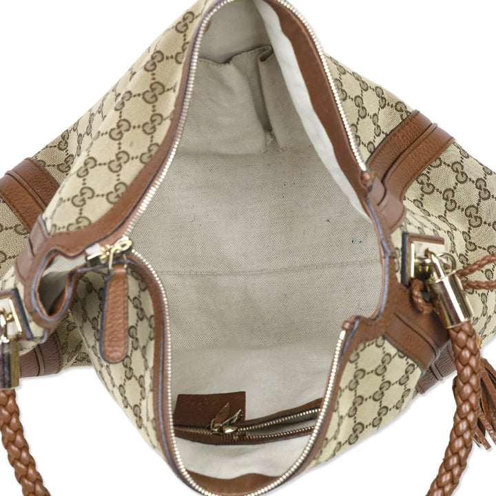 Gucci Guccissima Canvas Bella Hobo Bag