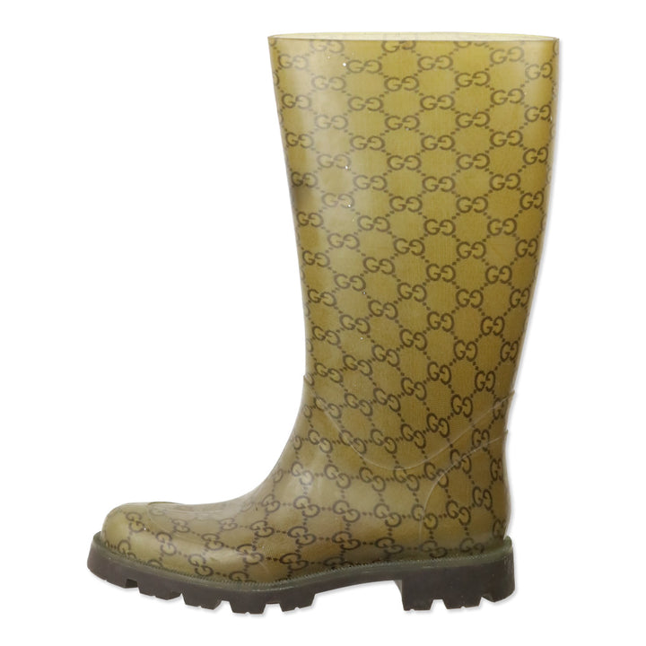 Gucci Guccissima Rubber Rain Boot